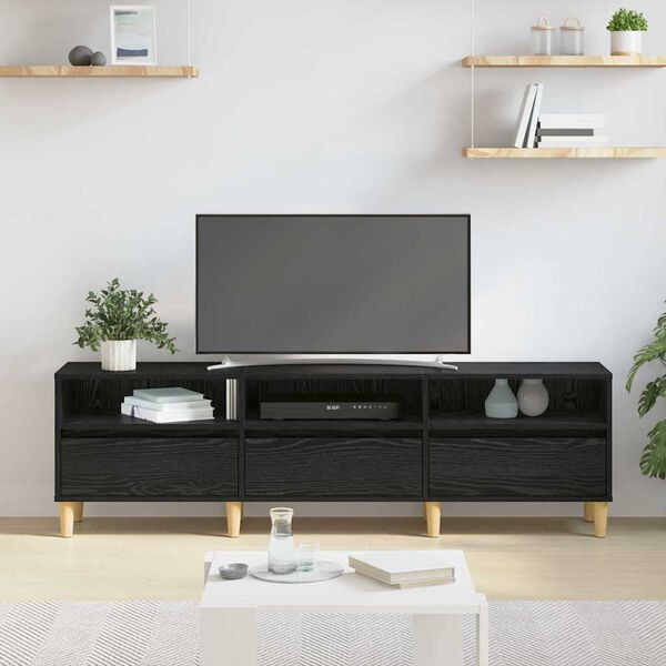 vidaXL &Nu;&tau;&omicron;&upsilon;&lambda;ά&pi;&iota; TV &Mu;&alpha;ύ&rho;&eta; &Omicron;&xi;&upsilon;ά 150 x 30 x 45 &epsilon;&kappa; &Epsilon;&pi;&epsilon;&xi;&epsilon;&rho;&gamma;&alpha;&sigma;&mu;έ&nu;&omicron; &xi;ύ&lambda;&omicron;