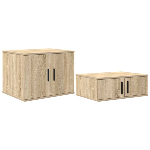 vidaXL Κρεβάτι Αποθήκευσης Sonoma Oak 100x200 εκ.