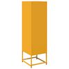 vidaXL Highboard Μουστάρδα κίτρινη 36x39x123 cm χάλυβα ψυχρής έλασης