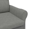 vidaXL Πολυθρόνα Σκούρο γκρι 76 x 94 x 102 εκ. Μικροΐνες
