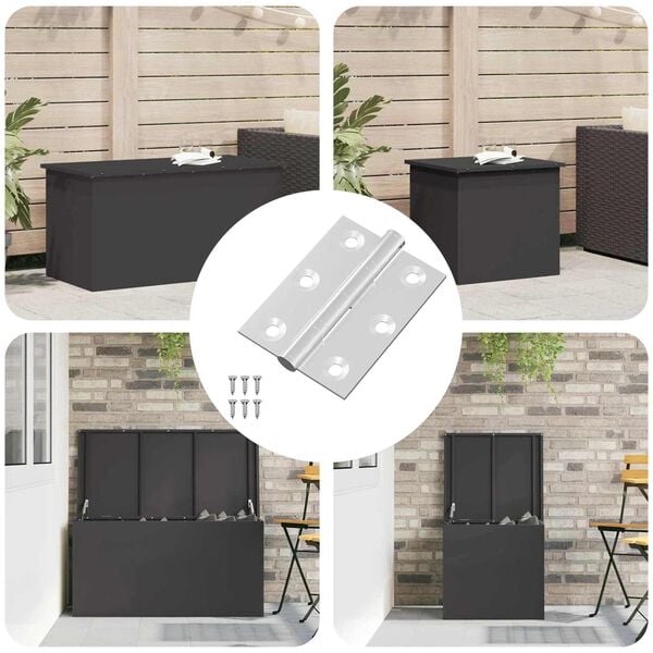 vidaXL Ά&xi;&omicron;&nu;&alpha;&sigmaf; 12 pcs &Alpha;&sigma;&eta;&mu;ί 50 x 38 x 1,3 &chi;&lambda;&sigma;&tau; &Alpha;&tau;&sigma;ά&lambda;&iota;