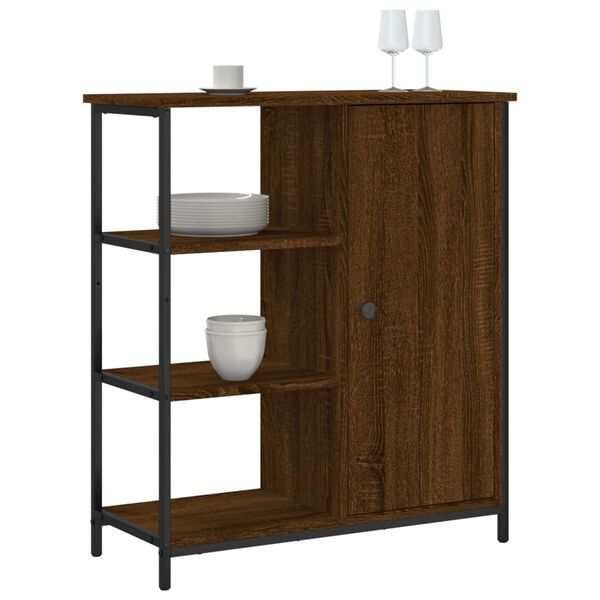 vidaXL Ντουλάπι Καφέ Δρυς 70 x 30 x 80 εκ. από Επεξεργ. Ξύλο