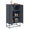 vidaXL Ντουλάπι Ανθρακί 68,5x38,5x123,5 εκ. από Ατσάλι