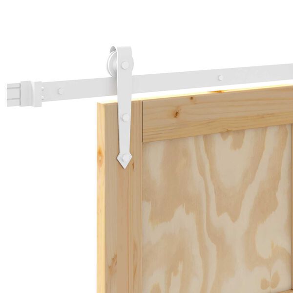 vidaXL Συρόμενη Πόρτα με Σετ Εξαρτημάτων 61x198.5 cm Στέρεο Ξύλο Πεύκο