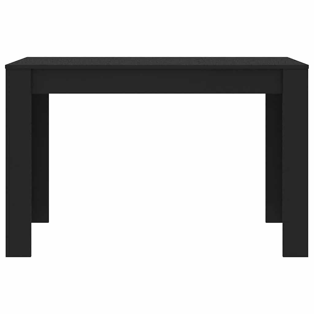 vidaXL Τραπεζαρία Μαύρη 120 x 60 x 76 εκ. από Επεξ. Ξύλο