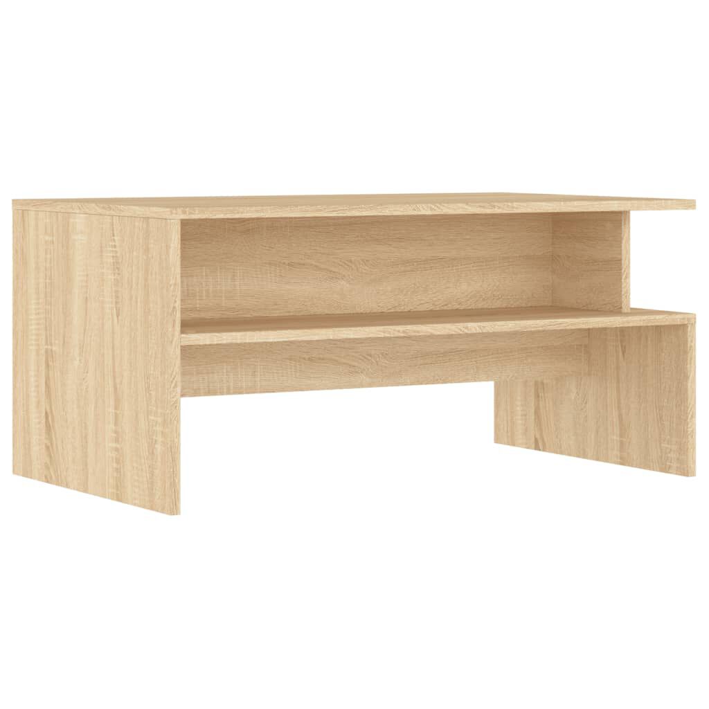 vidaXL Τραπεζάκι Σαλονιού Sonoma Δρυς 90x55x42,5 εκ Επεξεργασμένο Ξύλο