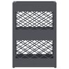 vidaXL Σχέδιο & βάση αποθήκευσης Ανθρακί 28 x 12 x 41 εκ Ατσάλι