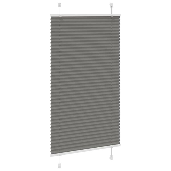 vidaXL Πλισέ περσίδα Ανθρακί 70x150 cm Πλάτος υφάσματος 69,4 cm