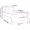 vidaXL &Kappa;&rho;&epsilon;&beta;ά&tau;&iota; Boxspring &mu;&epsilon; &Sigma;&tau;&rho;ώ&mu;&alpha; &Sigma;&kappa;&omicron;ύ&rho;&omicron; &Kappa;&alpha;&phi;έ 90x200 &epsilon;&kappa;. &Upsilon;&phi;&alpha;&sigma;&mu;ά&tau;&iota;&nu;&omicron;