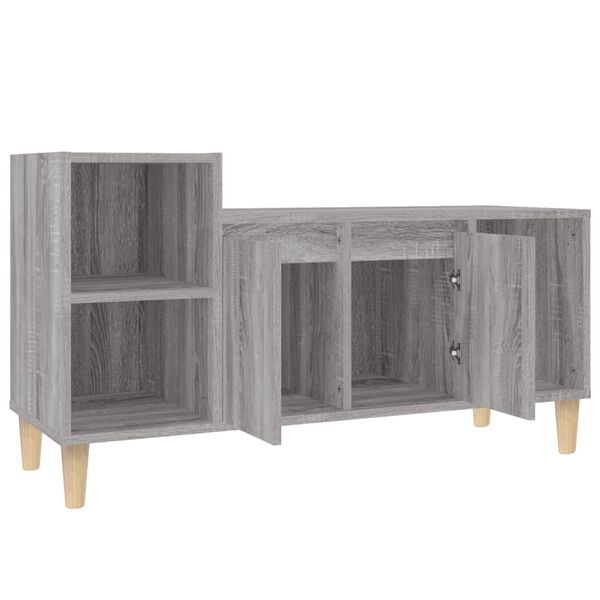 vidaXL Έπιπλο Τηλεόρασης Γκρι Sonoma 100x35x55 εκ. από Επεξεργ. Ξύλο
