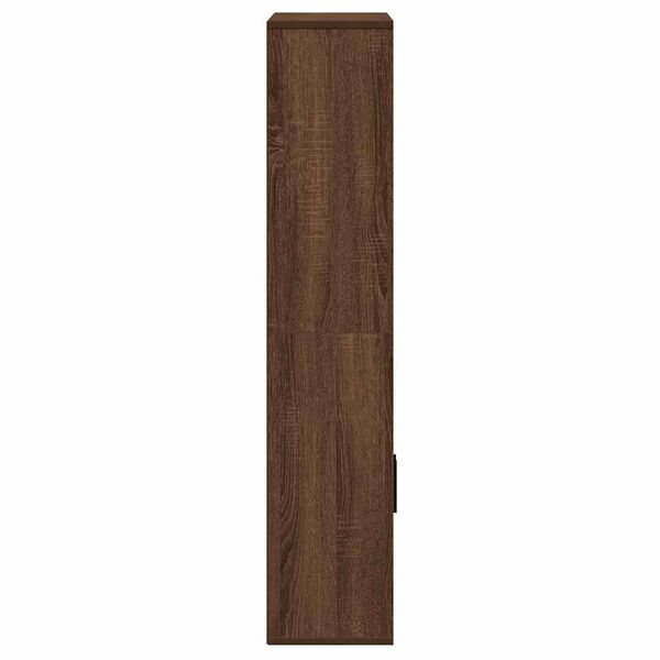 vidaXL Βιβλιοθήκη Καφέ Δρυς 60x24x120 εκ. από Επεξεργασμένο Ξύλο