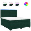 vidaXL &Kappa;&rho;&epsilon;&beta;ά&tau;&iota; Boxspring &mu;&epsilon; &Sigma;&tau;&rho;ώ&mu;&alpha; &Sigma;&kappa;&omicron;ύ&rho;&omicron; &Pi;&rho;ά&sigma;&iota;&nu;&omicron; 200x200&epsilon;&kappa;. &Beta;&epsilon;&lambda;&omicron;ύ&delta;&iota;&nu;&omicron;