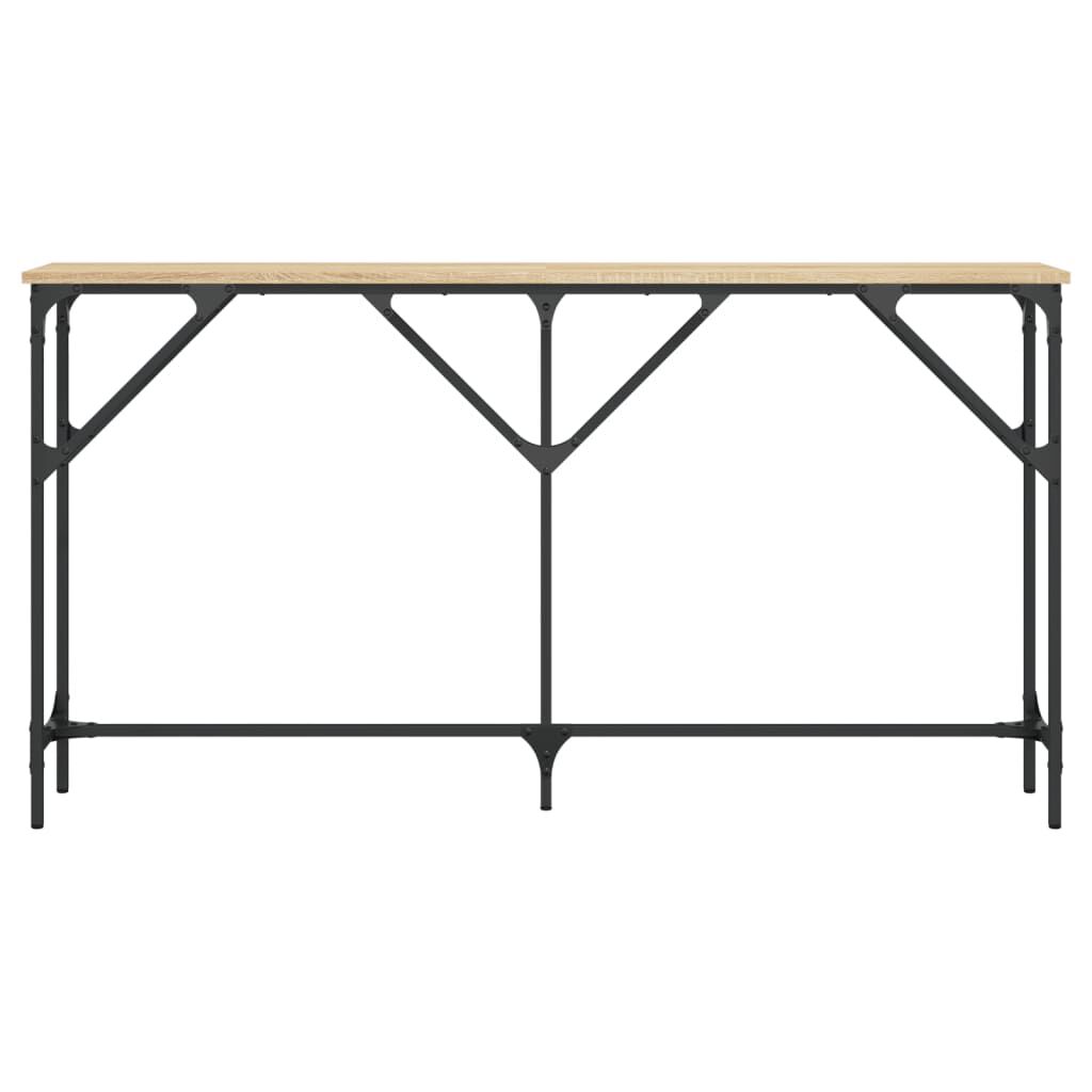 vidaXL Τραπέζι Κονσόλα Sonoma Δρυς 140 x 23 x 75 εκ. από Επεξεργ. Ξύλο