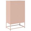 vidaXL Ντουλάπα Ροζ 68 x 39 x 111,5 εκ. από Χάλυβα