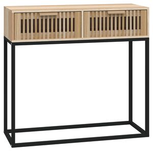 vidaXL &Tau;&rho;&alpha;&pi;έ&zeta;&iota; &Kappa;&omicron;&nu;&sigma;ό&lambda;&alpha; 80x30x75 &epsilon;&kappa;. &alpha;&pi;ό &Epsilon;&pi;&epsilon;&xi;&epsilon;&rho;&gamma;&alpha;&sigma;&mu;έ&nu;&omicron; &Xi;ύ&lambda;&omicron; &kappa;&alpha;&iota; &Sigma;ί&delta;&epsilon;&rho;&omicron;