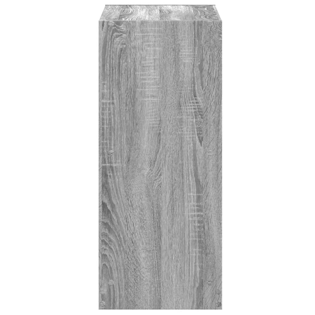 vidaXL Βιβλιοθήκη Γκρι Sonoma 68,5x32x75 κ. από Επεξεργ. Ξύλο