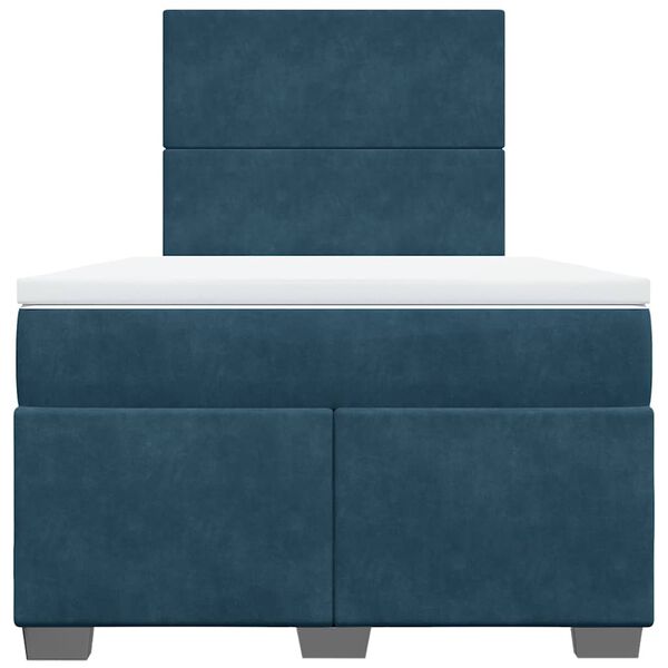 vidaXL &Kappa;&rho;&epsilon;&beta;ά&tau;&iota; Boxspring &mu;&epsilon; &Sigma;&tau;&rho;ώ&mu;&alpha; &Mu;&pi;&lambda;&epsilon; 120x190 &epsilon;&kappa;. &Beta;&epsilon;&lambda;&omicron;ύ&delta;&iota;&nu;&omicron;