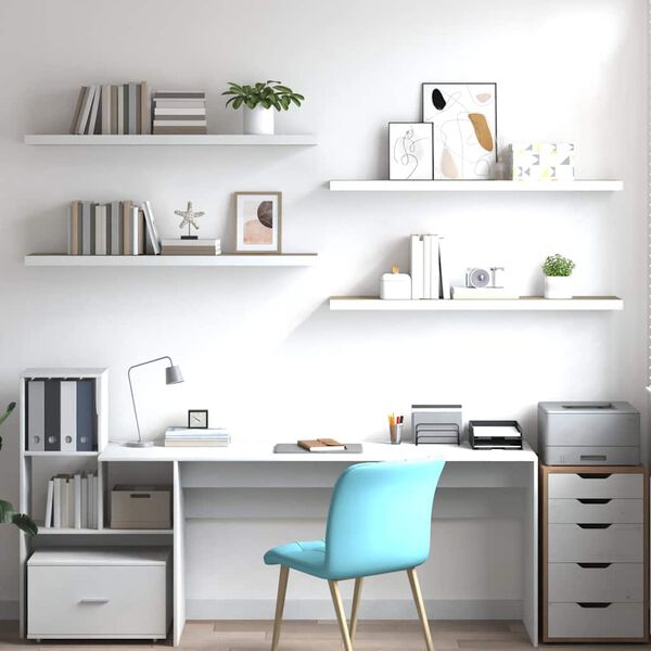 vidaXL &Rho;ά&phi;&iota;&alpha; &Tau;&omicron;ί&chi;&omicron;&upsilon; 4 &tau;&epsilon;&mu;. &Delta;&rho;&upsilon;&sigmaf;/&Lambda;&epsilon;&upsilon;&kappa;ό 120x23,5x3,8 &epsilon;&kappa;. MDF