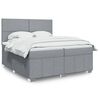 vidaXL &Kappa;&rho;&epsilon;&beta;ά&tau;&iota; Boxspring &mu;&epsilon; &Sigma;&tau;&rho;ώ&mu;&alpha; &Alpha;&nu;&omicron;&iota;&chi;&tau;ό &Gamma;&kappa;&rho;&iota; 200x200 &epsilon;&kappa;. &Upsilon;&phi;&alpha;&sigma;&mu;ά&tau;&iota;&nu;&omicron;