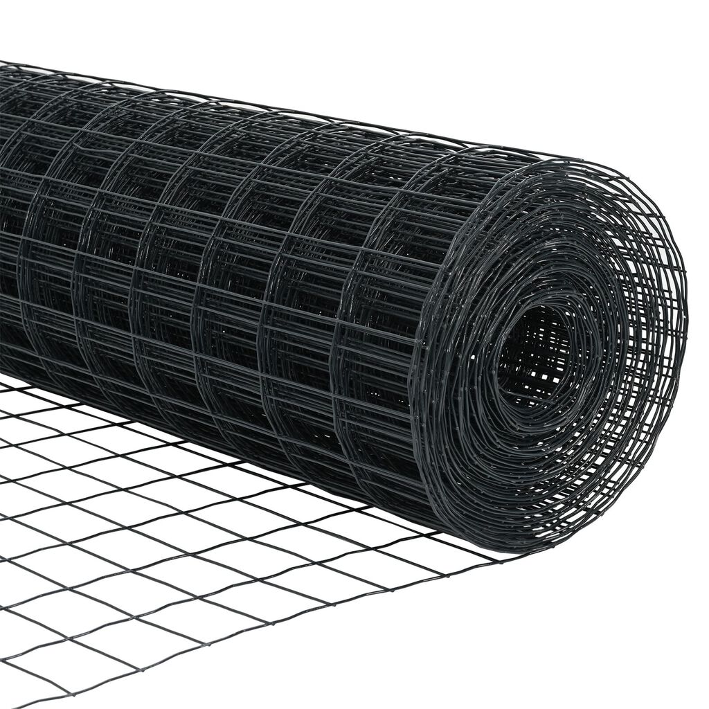 vidaXL Euro Fence με 7 Πόδια με Φλάντζα 1.4x10 μ Γαλβανισμένο Ατσάλι