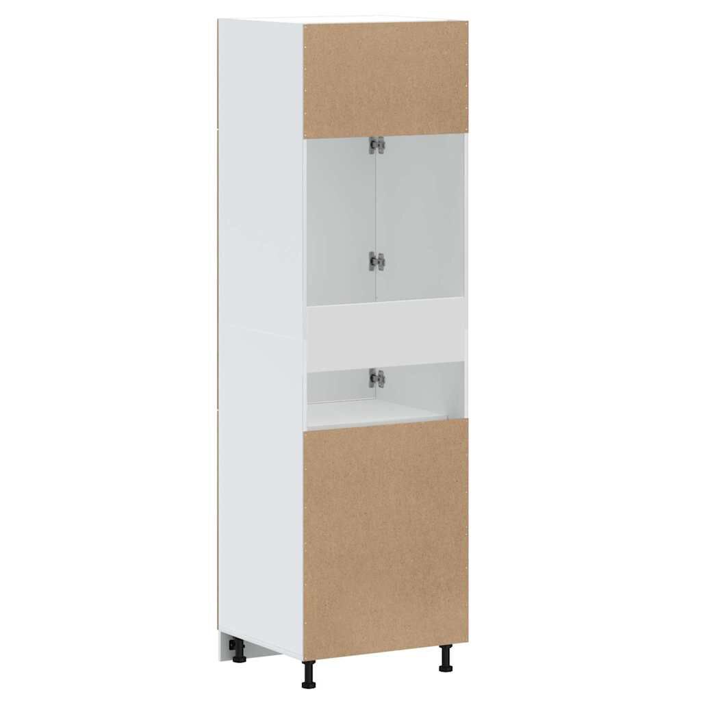 vidaXL Ντουλάπι κουζίνας "Kalmar" High Gloss White Engineered Wood