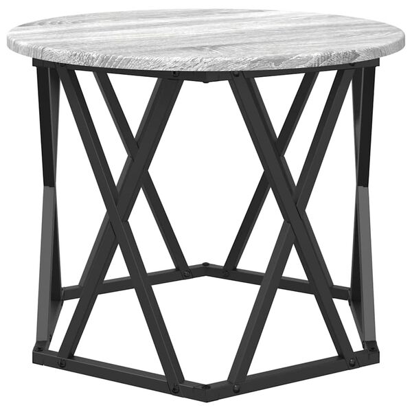 vidaXL Κομοδίνο Μονάδας 3 pcs Γκρι sonoma 53 x 53 x 40 cm