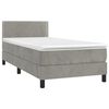 vidaXL &Kappa;&rho;&epsilon;&beta;ά&tau;&iota; Boxspring &mu;&epsilon; &Sigma;&tau;&rho;ώ&mu;&alpha; & LED &Alpha;&nu;.&Gamma;&kappa;&rho;&iota; 100x200 &epsilon;&kappa;. &Beta;&epsilon;&lambda;&omicron;ύ&delta;&iota;&nu;&omicron;