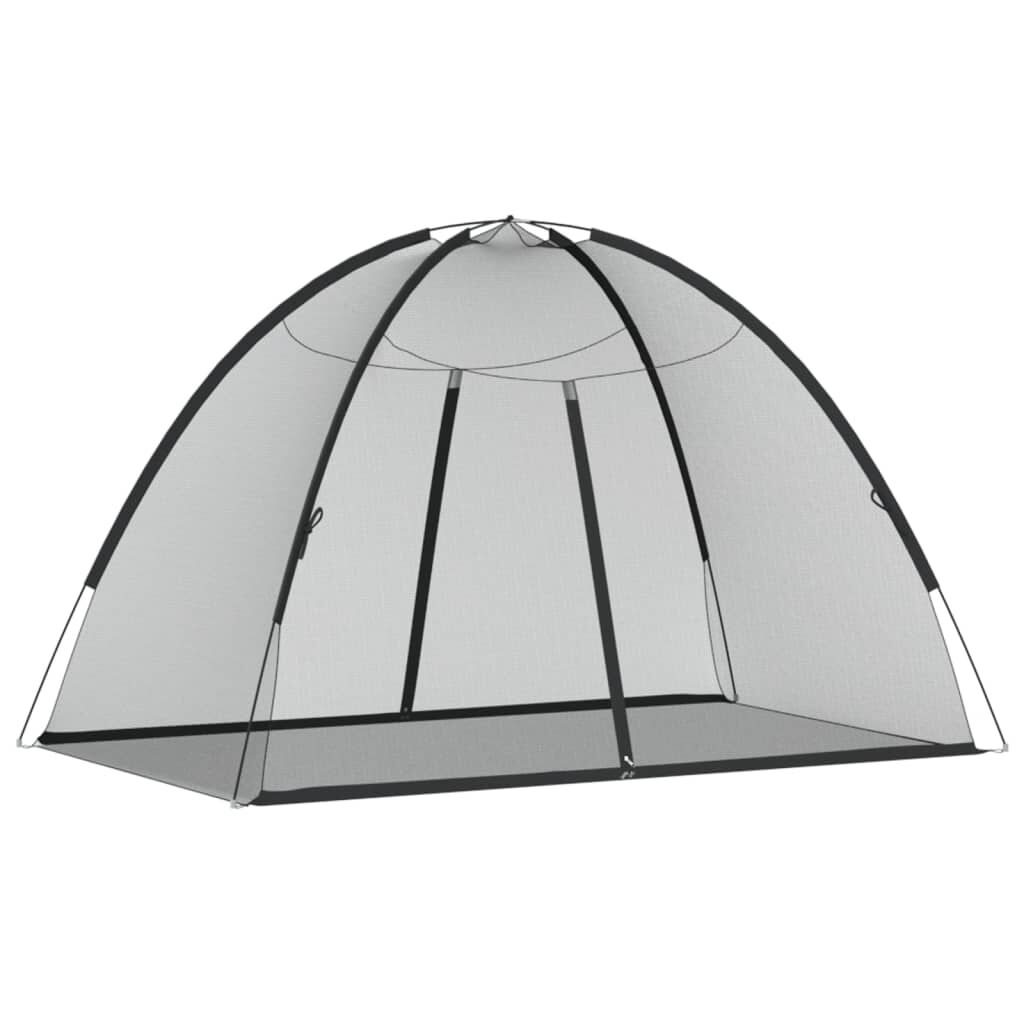 vidaXL Κουνουπιέρα Mongolia με Πόρτες 200Δίχτυ Μαύρη 200x120x130εκ.
