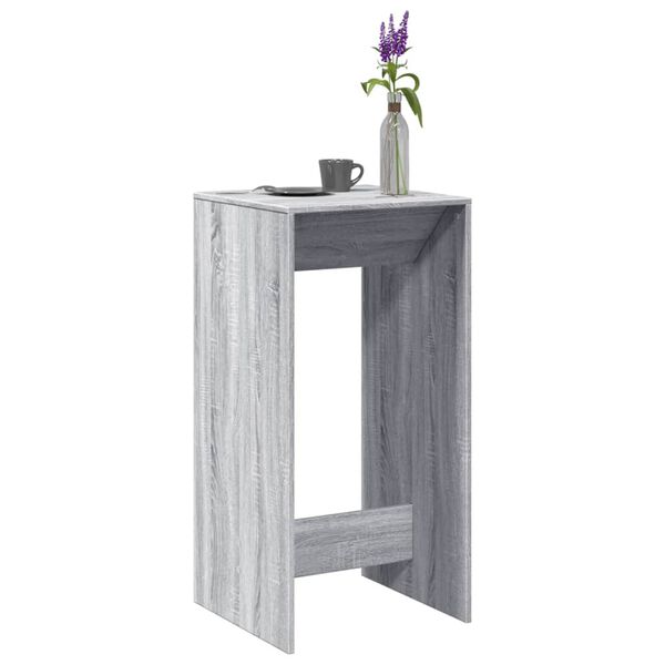 vidaXL Τραπέζι Κονσόλα Γκρι Sonoma 51x50x103,5 εκ. από Επεξεργ. Ξύλο