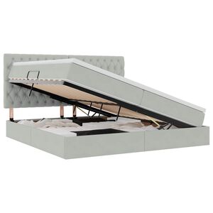 vidaXL &Kappa;&rho;&epsilon;&beta;ά&tau;&iota; &mu;&epsilon; &alpha;&pi;&omicron;&theta;&eta;&kappa;&epsilon;&upsilon;&tau;&iota;&kappa;ό &chi;ώ&rho;&omicron; &kappa;&alpha;&iota; &sigma;&tau;&rho;ώ&mu;&alpha; 200 x 200 cm &Beta;&epsilon;&lambda;&omicron;ύ&delta;&omicron;