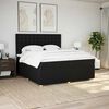 vidaXL &Kappa;&rho;&epsilon;&beta;ά&tau;&iota; Boxspring &mu;&epsilon; &Sigma;&tau;&rho;ώ&mu;&alpha; &Mu;&alpha;ύ&rho;&omicron; 200x200 &epsilon;&kappa;. &Upsilon;&phi;&alpha;&sigma;&mu;ά&tau;&iota;&nu;&omicron;