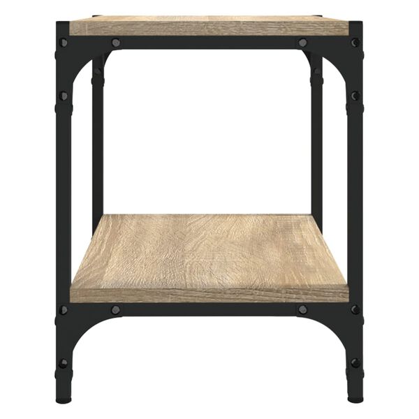 vidaXL Έπιπλο Τηλεόρασης Sonoma Δρυς 40x33x41 εκ. Επεξ. Ξύλο & Ατσάλι