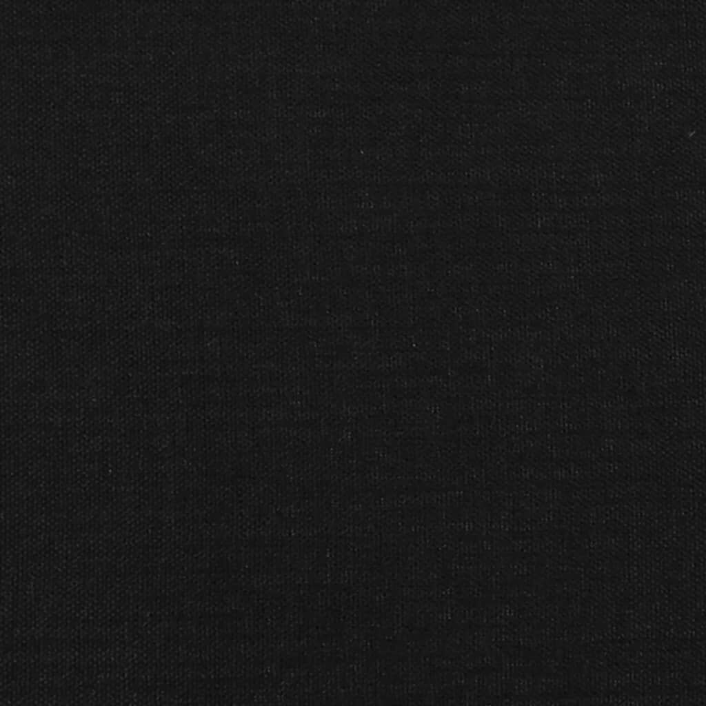 vidaXL Πλαίσιο Κρεβατιού χωρίς στρώμα Μαύρο 120x190 εκ. Υφασμάτινο