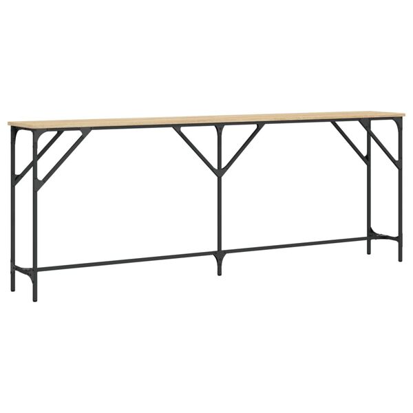 vidaXL Τραπέζι Κονσόλα Sonoma Δρυς 200x29x75 εκ. Επεξεργασμένο Ξύλο