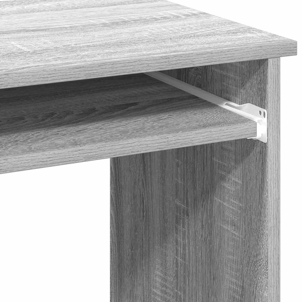 vidaXL Γραφείο με Ράφια Γκρι Sonoma 84x40x78 εκ. Επεξεργασμένο Ξύλο