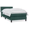 vidaXL Box Spring &kappa;&rho;&epsilon;&beta;ά&tau;&iota; &mu;&epsilon; &sigma;&tau;&rho;ώ&mu;&alpha; &sigma;&kappa;&omicron;ύ&rho;&omicron; &pi;&rho;ά&sigma;&iota;&nu;&omicron; 90x220 cm Velvet