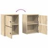 vidaXL Βιβλιοθήκη Sonoma Δρυς 40x24x52 εκ. από Επεξεργασμένο Ξύλο