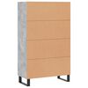 vidaXL Ντουλάπα Γκρι Σκυροδέματος 69,5 x 31 x 115 εκ. Επεξεργ. Ξύλο