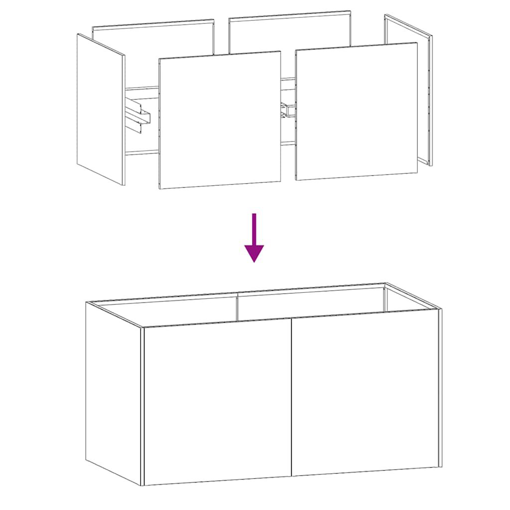 vidaXL Ζαρντινιέρα 80x40x40 εκ. από Γαλβανισμένο Ατσάλι