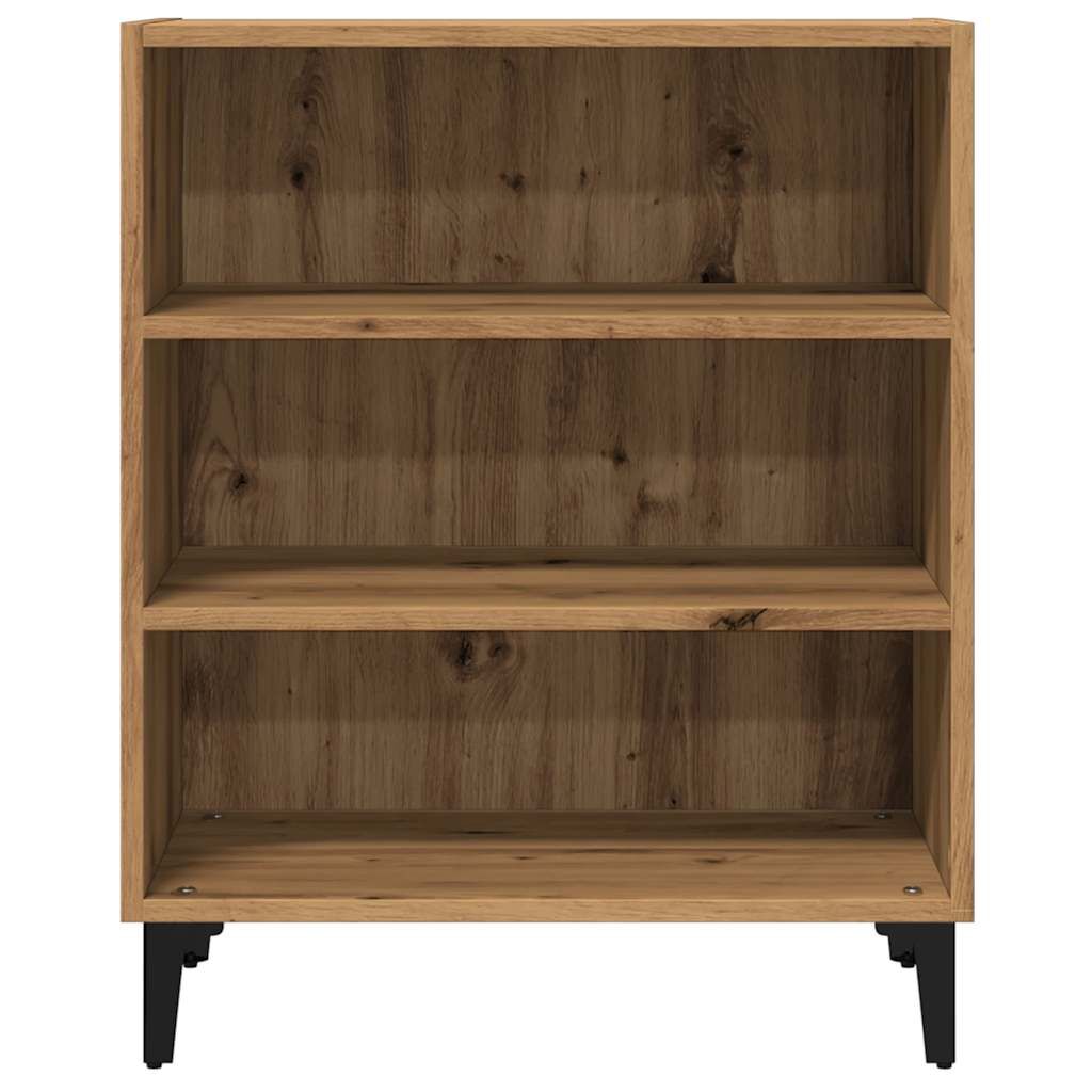 vidaXL Μπουφές Αρτισιανή Δρυς 57x35x75 εκ. από Επεξεργασμένο Ξύλο