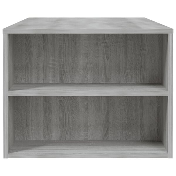 vidaXL Τραπεζάκι Σαλονιού Γκρι Sonoma 102x55x42 εκ. Επεξεργασμένο Ξύλο