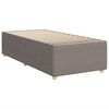 vidaXL &Kappa;&rho;&epsilon;&beta;ά&tau;&iota; Boxspring &mu;&epsilon; &Sigma;&tau;&rho;ώ&mu;&alpha; Taupe 100 x 200 &epsilon;&kappa;. &Upsilon;&phi;&alpha;&sigma;&mu;ά&tau;&iota;&nu;&omicron;
