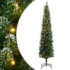 vidaXL Χριστουγεννιάτικο Δέντρο Slim Αρθρωτό με 300 LED 180 εκ.
