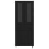 vidaXL Highboard &mu;&epsilon; &sigma;&upsilon;&rho;&tau;ά&rho;&iota; 2 pcs &Mu;&alpha;ύ&rho;&eta; &Omicron;&xi;&upsilon;ά &Sigma;ύ&nu;&theta;&epsilon;&tau;&omicron; &Xi;ύ&lambda;&omicron; &kappa;&alpha;&iota; &Gamma;&upsilon;&alpha;&lambda;ί