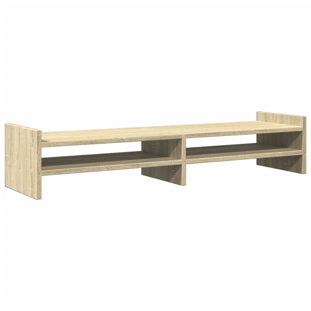 vidaXL Βάση Οθόνης Sonoma Δρυς 100x27x20 εκ. από Επεξ. Ξύλο