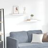 vidaXL Ράφια Τοίχου 2 τεμ. Δρυς/Άσπρο 60 x 23,5 x 3,8 εκ. MDF