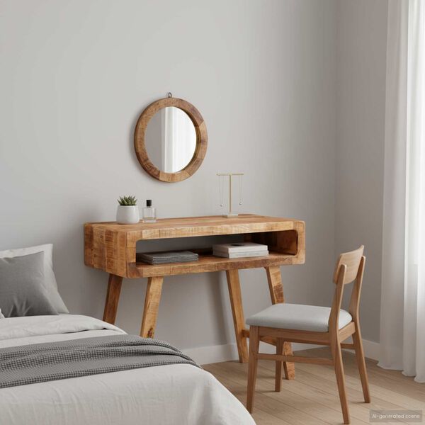 vidaXL Τραπέζι περιποίησης Καφέ 90 x 76 x 45 εκ. Μασίφ ξύλο μάνγκο