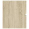 vidaXL Ντουλάπι Νιπτήρα Sonoma Δρυς 80 x 38,5 x 45 εκ. από Επεξ. Ξύλο