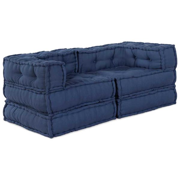 vidaXL Μαξιλάρι 2 pcs Μπλε 70 x 70 x 54 εκ Πολυεστέρας