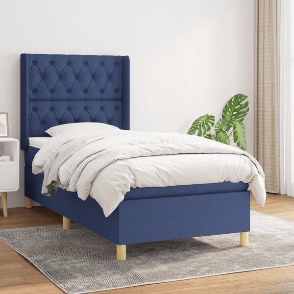 vidaXL &Kappa;&rho;&epsilon;&beta;ά&tau;&iota; Boxspring &mu;&epsilon; &Sigma;&tau;&rho;ώ&mu;&alpha; &Mu;&pi;&lambda;&epsilon; 80x200 &epsilon;&kappa;. &Upsilon;&phi;&alpha;&sigma;&mu;ά&tau;&iota;&nu;&omicron;